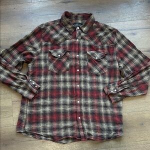 Canyon Guide Plaid Flannel Shirt - XL